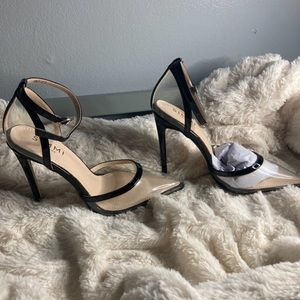 Clear heels